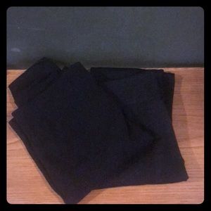 Lot of 2 Fleece lined black leggings